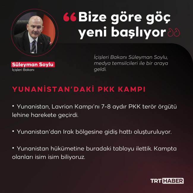 Υπουργός Soylu: Η Ελλάδα έχει κινητοποιήσει το Λαύριο υπέρ του PKK