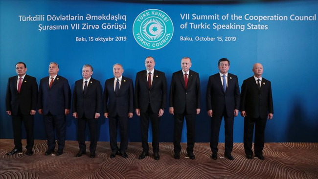 Orban, Türk Konseyi 7. Zirvesi'nde liderlerle. Fotoğraf: AA