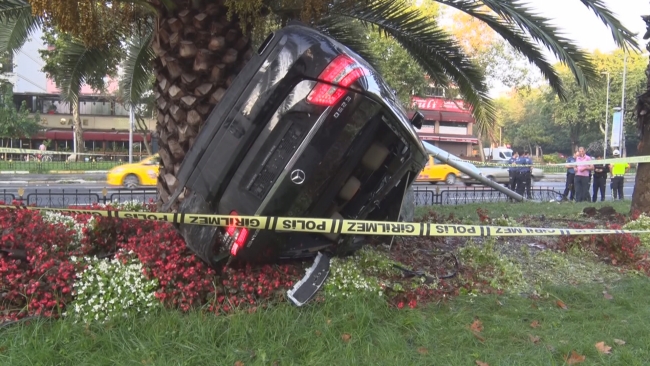 Kazaya neden olan aracın ibresi 130 kilometrede takılı kaldı
