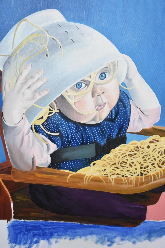 Gece güvenlik görevlisi gündüz ressam