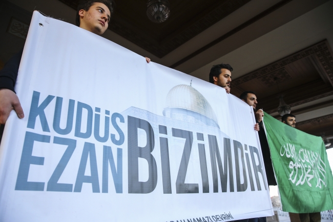 İsrail'in 'ezan yasağı'na Ankara ve İstanbul'dan protesto