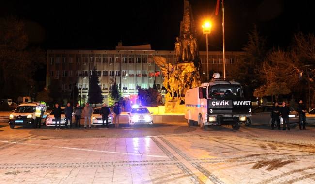 Uşak'ta bin polisin katılımıyla tatbikat