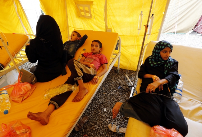 Yemen'de kolera salgınıyla mücadeleye 36 milyon dolar
