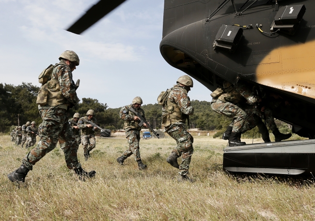 Efes 2018 tatbikatında milli silahlardan gövde gösterisi
