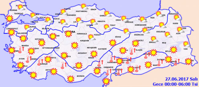Bugün hava nasıl olacak? 26 Haziran 2017