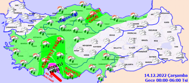 Meteoroloji'den 15 il için uyarı