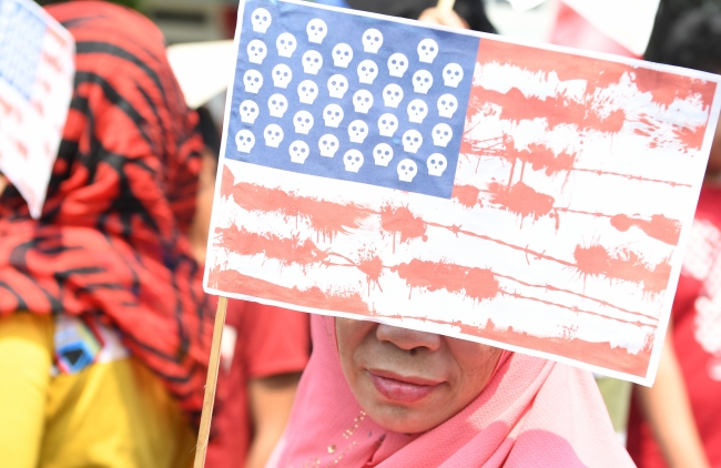 Filipinler'de İsrail ve ABD protestosu