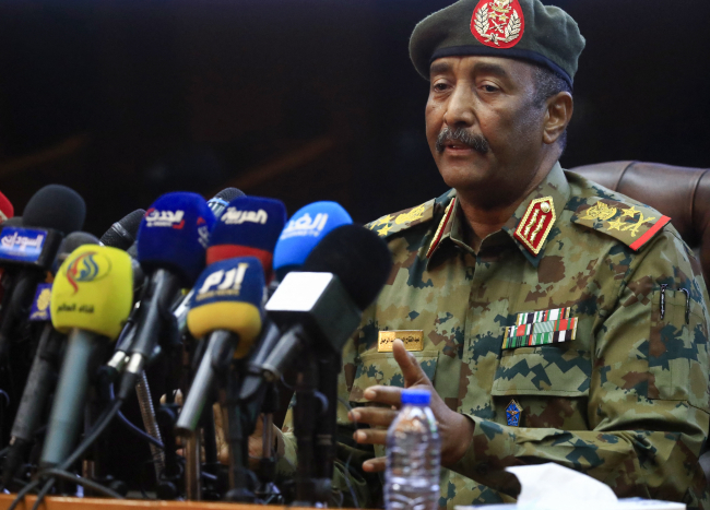 Orgeneral Abdulfettah el-Burhan. Fotoğraf: AFP