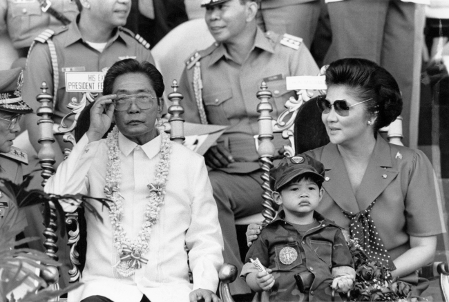 Eski Filipinler Cumhurbaşkanı Ferdinand Marcos. Yıl 1985. Fotoğraf: AFP