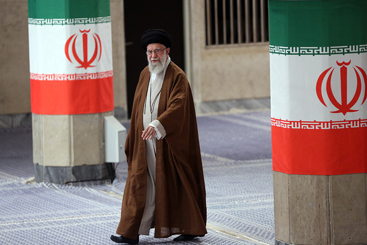 Hamaney, dini lider olarak 36 yıl boyunca ülkeyi yönetti. Fotoğraf: AA