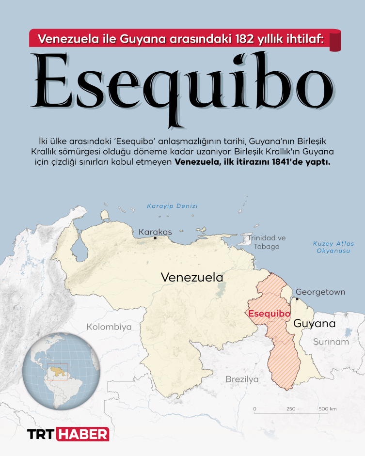 Latin Amerika’nın paylaşılamayan bölgesi: “Esequibo”