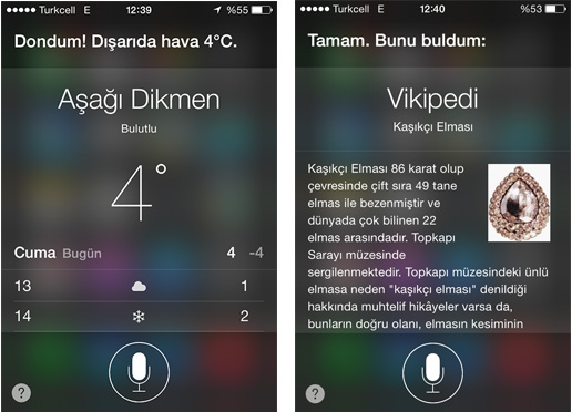 Apple'ın akıllı asistanı Siri Türkçe oldu