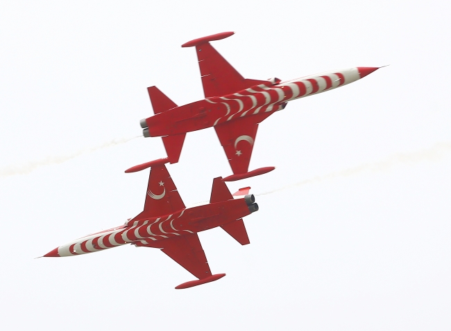 Türk Yıldızları ve SOLOTÜRK nefes kesti