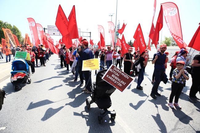1 Mayıs yurt genelinde coşkuyla kutlandı