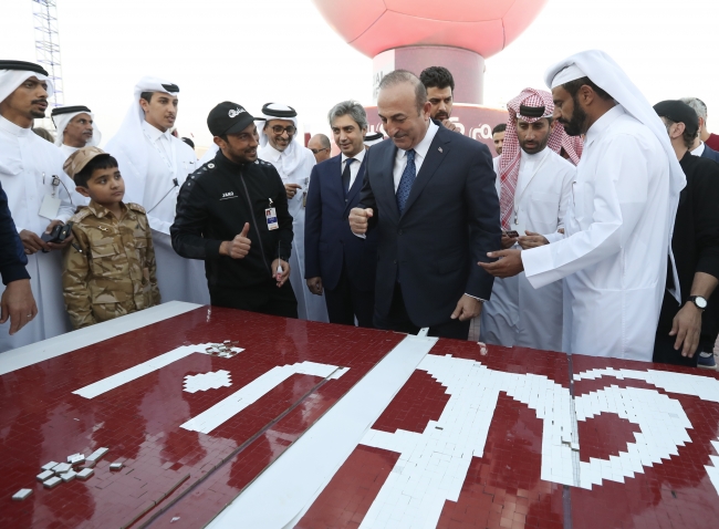 Dışişleri Bakanı Çavuşoğlu'ndan Doha'da diplomasi trafiği