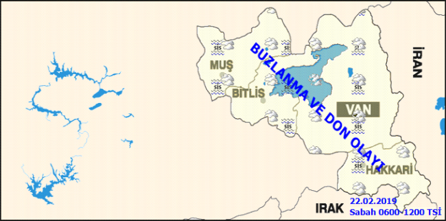 Doğu Anadolu'da buzlanma ve çığ uyarısı