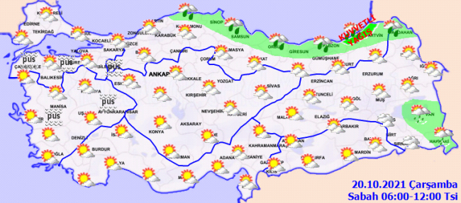Doğu Karadeniz'de sağanak bekleniyor