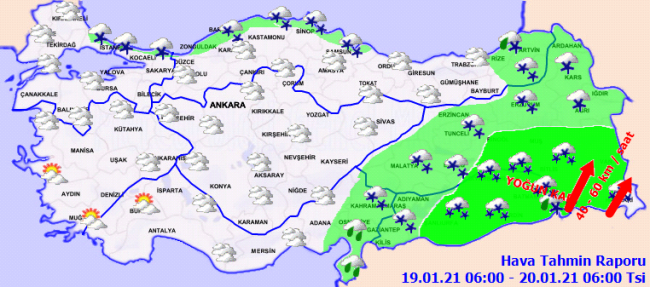 Meteorolojiden 7 ile sağanak uyarısı