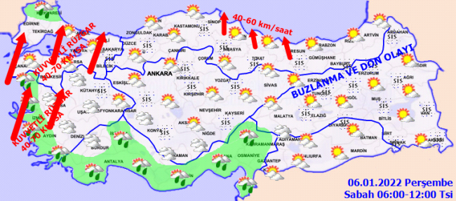 Marmara, Kuzey Ege ve Orta Karadeniz için fırtına uyarısı