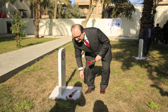 TİKA'nın Irak'ta yenilediği Türk Şehitliği açıldı