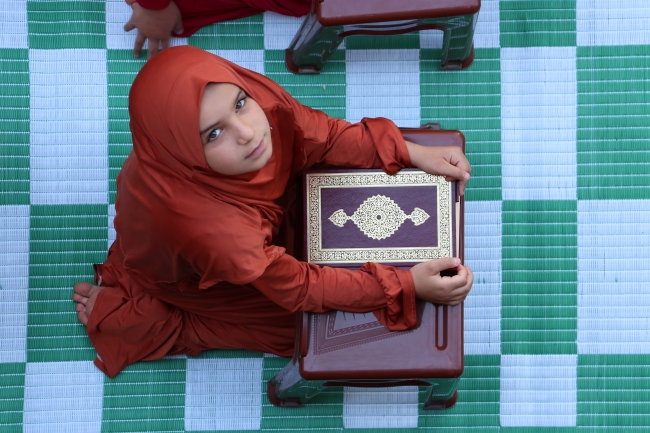 Doğu'da camiler çocuk sesleriyle şenlendi