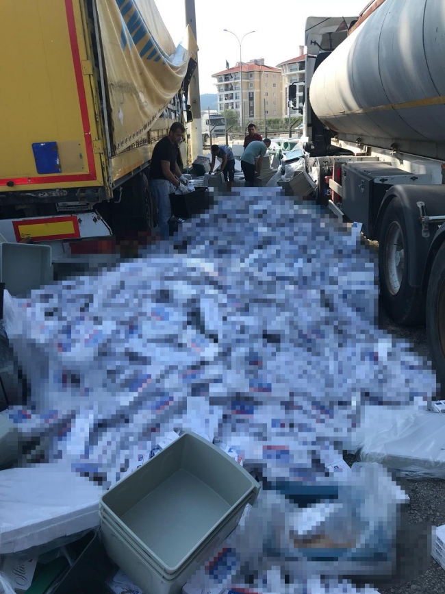 Kocaeli'de kaçak sigara operasyonu