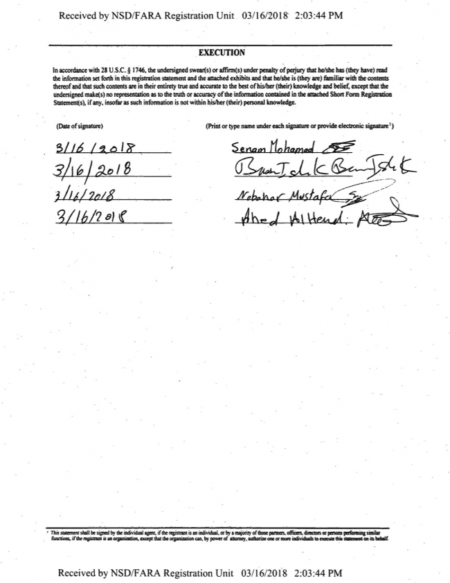 Terör örgütü YPG/PKK'nın Washington'da büro açmak için başvurduğu ortaya çıktı