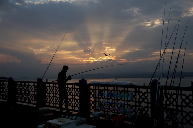 İstanbul'da bulutlu hava
