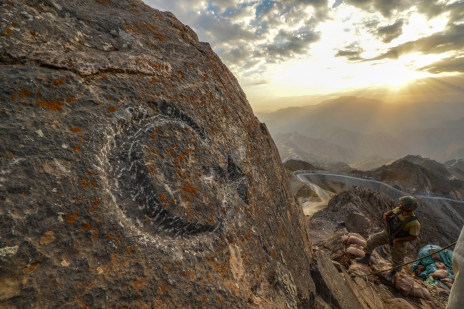 'Kartal yuvası'nda vatan nöbeti