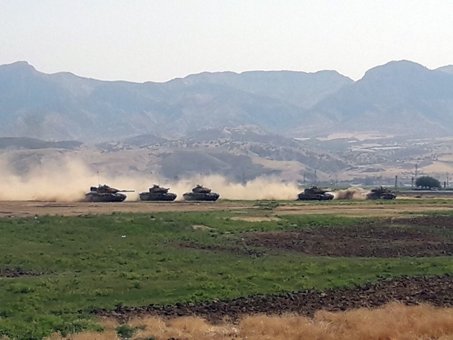 TSK'nın Silopi-Habur bölgesinde başlattığı tatbikat sürüyor
