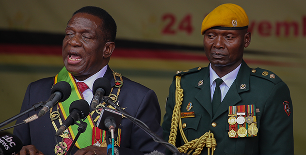 Zimbabve'nin yeni Devlet Başkanı Mnangagwa görevine başladı