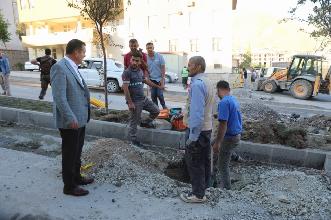 Hakkari ekimde doğal gaza kavuşuyor