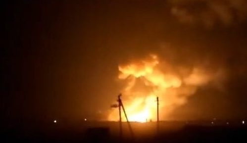 Ukrayna'nın en büyük cephaneliğinde patlama