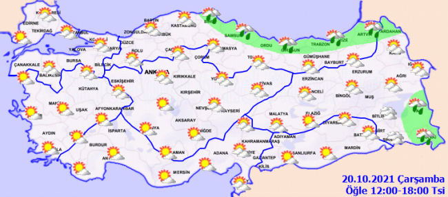 Doğu Karadeniz'de sağanak bekleniyor