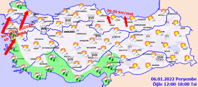 Marmara, Kuzey Ege ve Orta Karadeniz için fırtına uyarısı
