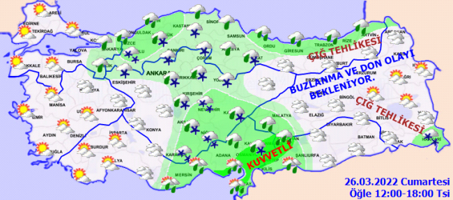 Havalar ne zaman ısınıyor, yağış devam edecek mi? 26 Mart 2022 hava durumu...