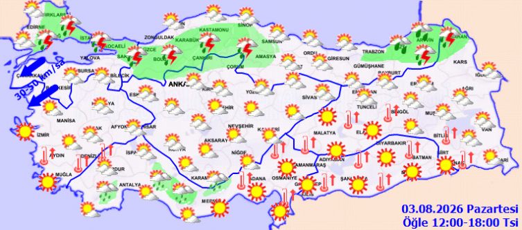 Yeni haftada sıcak hava etkisini artırıyor: 44 dereceye çıkacak