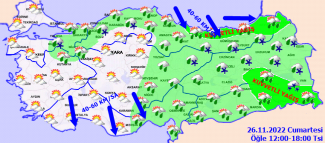 Doğu Karadeniz ve Akdeniz'de fırtına bekleniyor