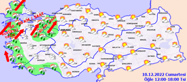 Marmara ve Ege için fırtına uyarısı