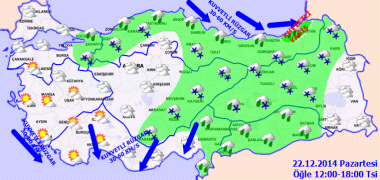 Ankara'da okullar kar tatili mi? 22 Aralık 2014