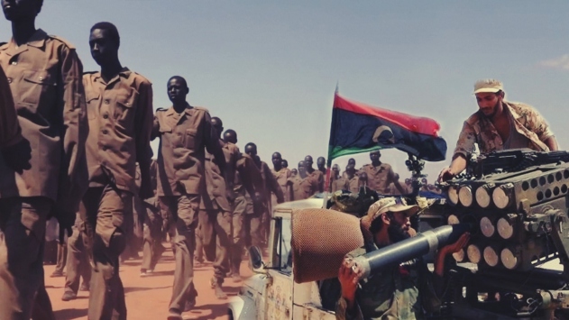 Libya iç savaşında Cancavid milisleri Hafter'in yanında savaştı.