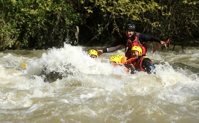 Düzce'de rafting keyfi