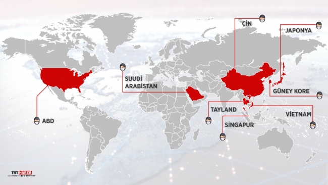 Korona virüsü hangi ülkelere sıçradı?