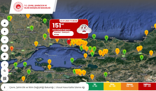 İstanbul’da hava kirliliği alarmı: Bu ilçelerde pencere bile açmayın