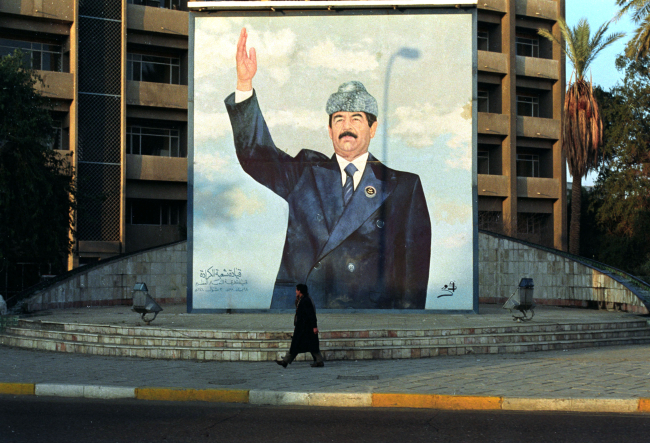 2003'te ABD işgaliyle devrilen Saddam Hüseyin. Fotoğraf: Reuters