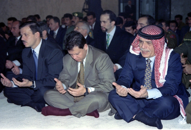 Kral Hüseyin ve Prens Abdullah, 1996. Fotoğraf: Reuters