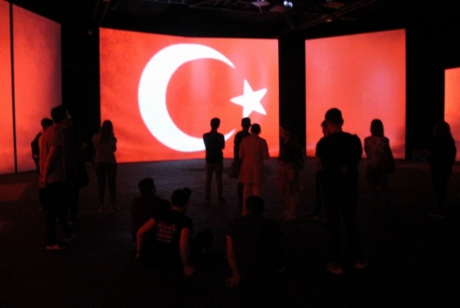 Ondokuz Mayıs Üniversitesi'nin yabancı öğrencileri, Panorama 1919 Müzesi'ni gezdi