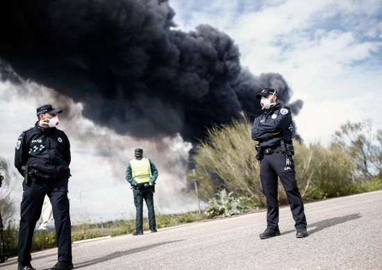 İspanya'da en üst düzey yangın alarmı