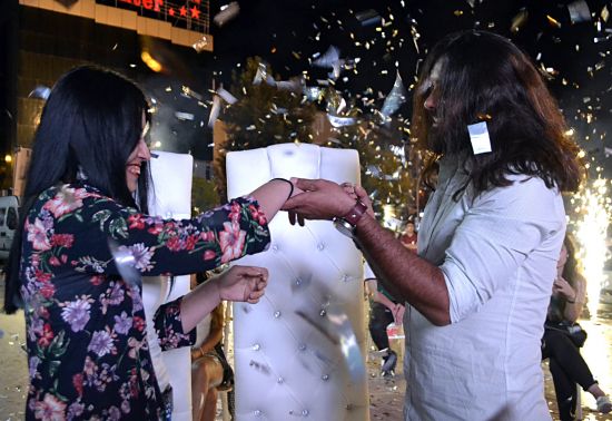 Drone ile "evlenme teklifi"