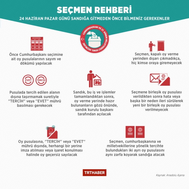 6 adımda oy kullanma rehberi